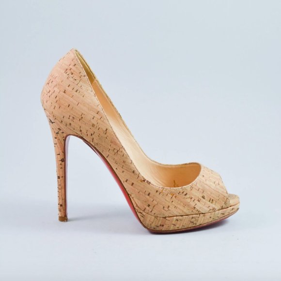 Christian Louboutin Cork Wedges